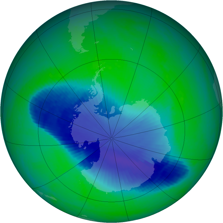 Ozone Map 2001-11-28